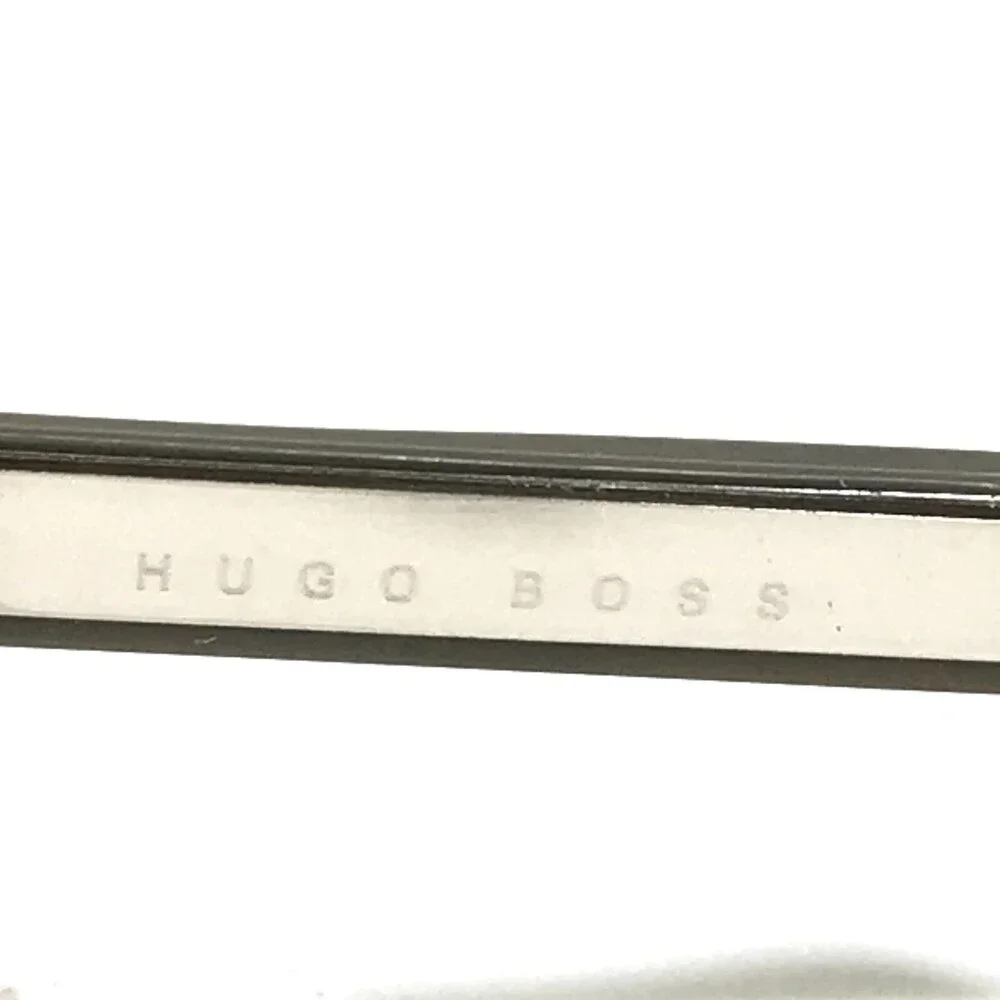 HUGO BOSS Eyeglasses Frames 0228/U 31C Gray Green Rectangular Half Rim 52-19-140